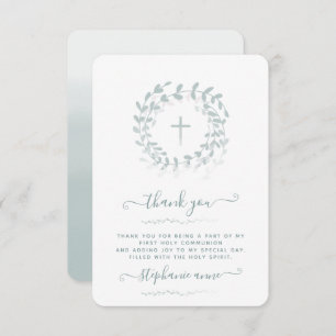 Communion Sage Wreath en Cross Kaart