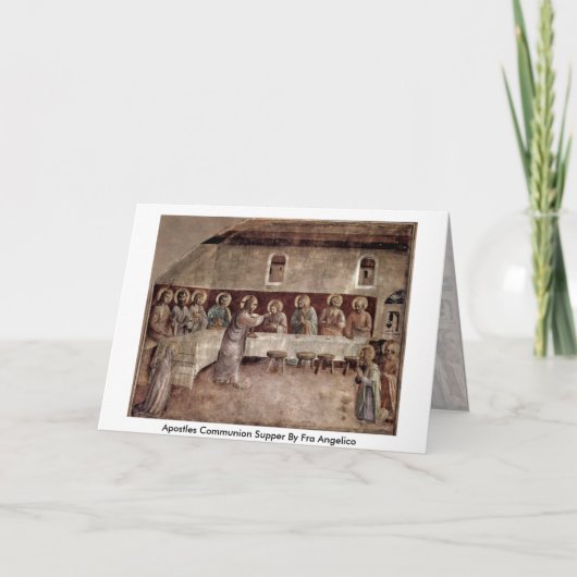 communiqué van apostelen van Fra Angelico Kaart (Voorkant)