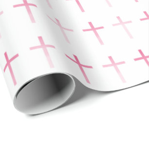 Communiroze Cross Cadeaupapier