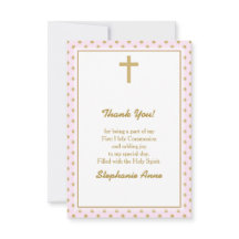 Communiroze met Gold Polka Dots