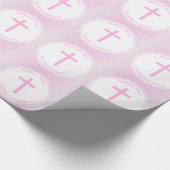 Communiroze Waterverf Cadeaupapier (Hoek)