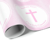 Communiroze Waterverf Cadeaupapier (Rol Hoek)