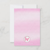 Communiroze Waterverf Kaart (Achterkant)