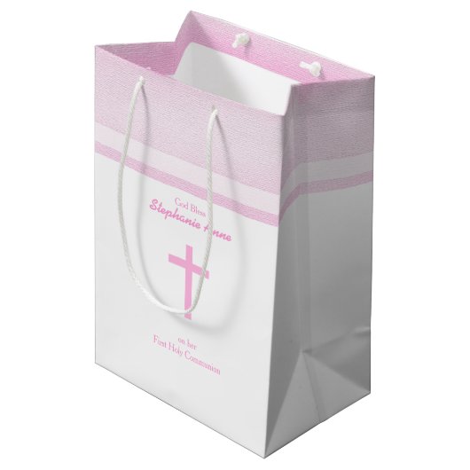 Communiroze Waterverf Medium Cadeauzakje (Voorkant Gekanteld)