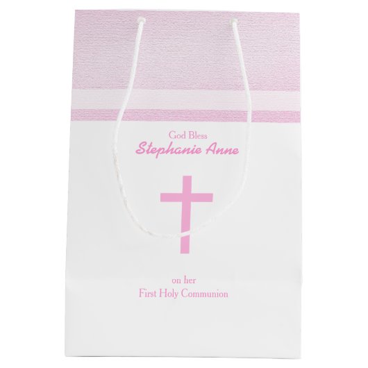 Communiroze Waterverf Medium Cadeauzakje (Achterkant)