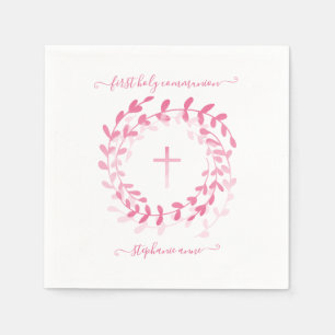 Communiroze Wreath en Cross Servet