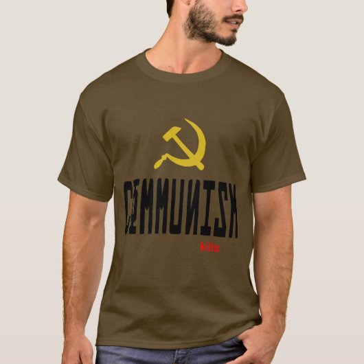 Communism kills t-shirt (Voorkant)