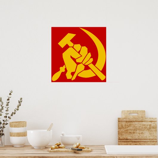 COMMUNISM POSTER (Keuken)