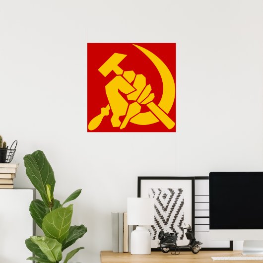 COMMUNISM POSTER (Thuiskantoor)