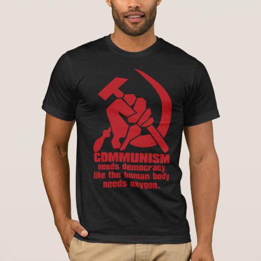COMMUNISM+Re T-shirt (Voorkant)