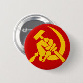 COMMUNISM RONDE BUTTON 5,7 CM (Voorkant /achterkant)
