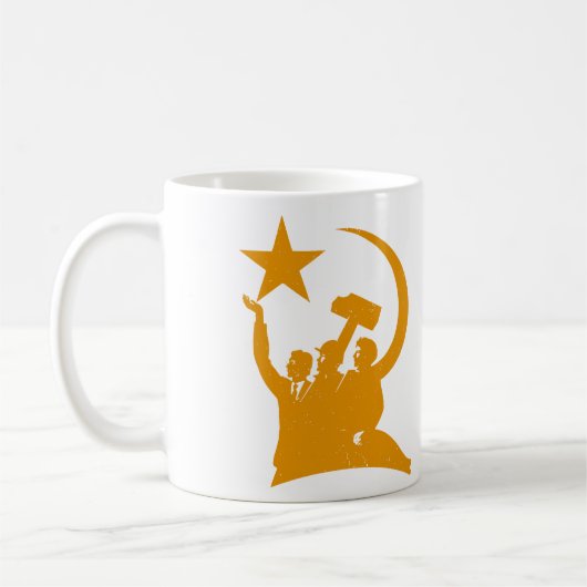 Communism Soviet WW2 Propaganda Koffiemok (Links)