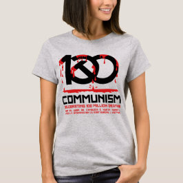 Communisme, 100 miljoen doden herdacht t-shirt