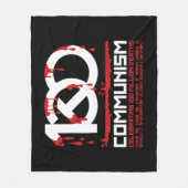 Communisme, 100 miljoen doden vieren fleece deken (Voorkant)