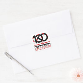 Communisme, 100 miljoen doden vieren vierkante sticker