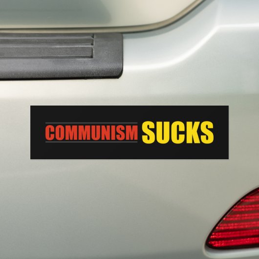 communisme bumpersticker (Op auto)