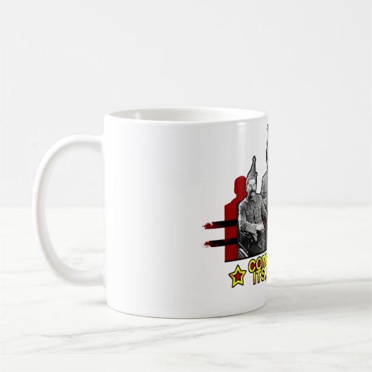 Communisme Het is een partij Koffiemok (Links)