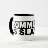 communisme is slavernij mok (Voorkant links)