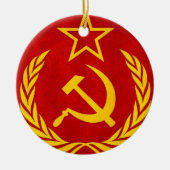 communisme Russisch symbool Keramisch Ornament (Voorkant)