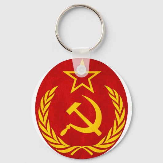 communisme Russisch symbool Sleutelhanger (Voorkant)