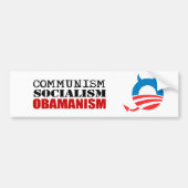 COMMUNISME, SOCIALISME, OBAMANISME BUMPERSTICKER (Voorkant)
