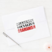 COMMUNISME SOCIALISME OBAMANISME Faded.png Ronde Sticker (Envelop)