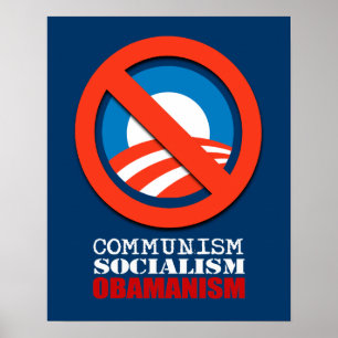 COMMUNISME, SOCIALISME, OBAMANISME POSTER