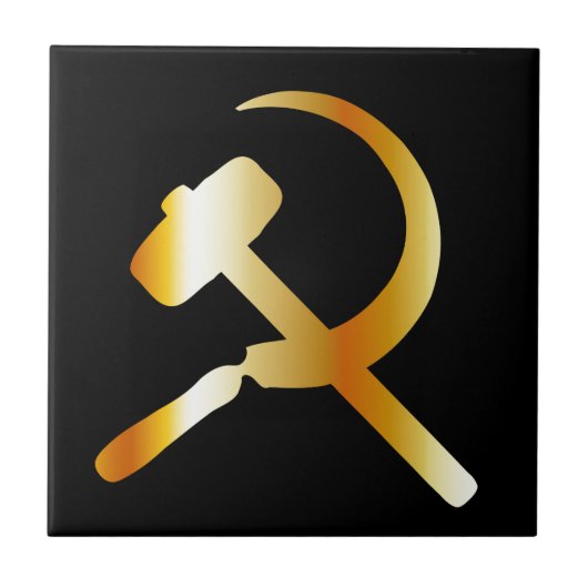 Communisme Symbool Tegeltje (Voorkant)