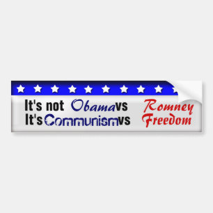 communisme versus vrijheid bumpersticker