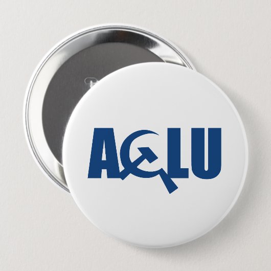 communist ACLU Ronde Button 4,0 Cm (Voorkant /achterkant)