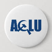 communist ACLU Ronde Button 4,0 Cm (Voorkant)