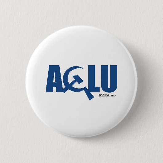 communist ACLU Ronde Button 5,7 Cm (Voorkant)
