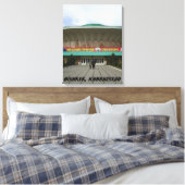 Communist Architecture Circus, bisschop Frunze Canvas Afdruk (Insitu (Slaapkamer))