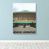 Communist Architecture Circus, bisschop Frunze Canvas Afdruk (Insitu (Houten vloer))