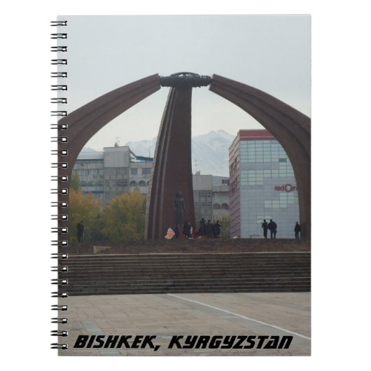 Communist Architecture, Victory Square, Kirgizië Notitieboek (Voorkant)