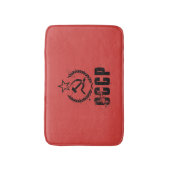 Communist Black  Flag Bath Mats Badmat (Voorkant Verticaal)