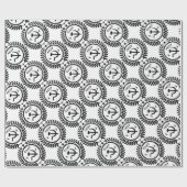 Communist CCCP Hammer Sickle Badge Cadeaupapier (Vlak)