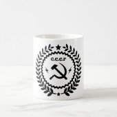 Communist CCCP Hammer Sickle Badge Koffiemok (Center)