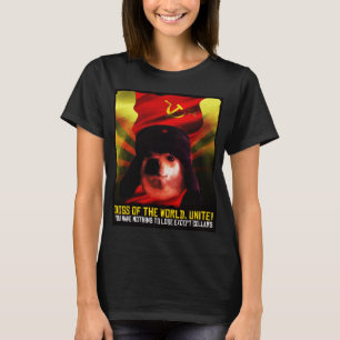 Communist Comrade Doggo Meme Russia hond Jimbo T-shirt