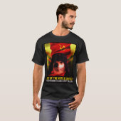 Communist Comrade Doggo Meme Russia hond Jimbo T-shirt (Voorkant volledig)
