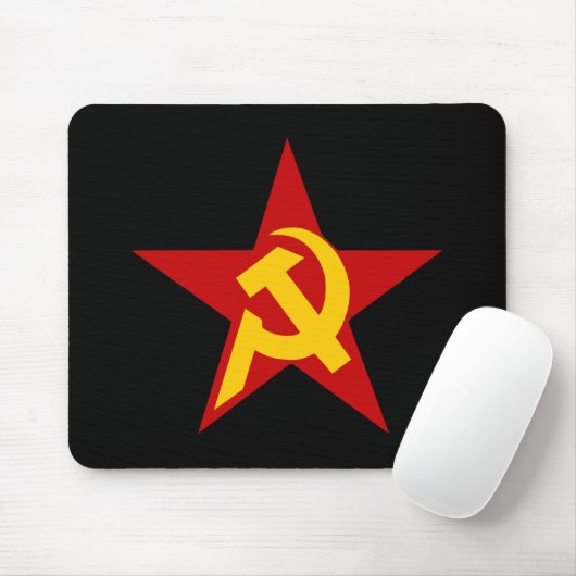 Communist DHKC Star Hammer & Sickle PC Muismat (Met muis)