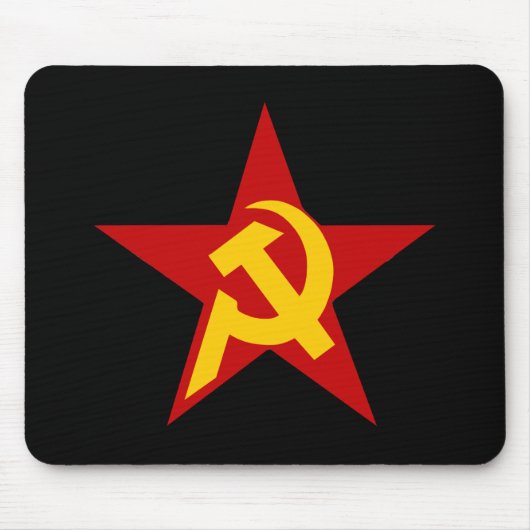 Communist DHKC Star Hammer & Sickle PC Muismat (Voorkant)