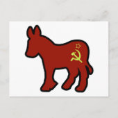 Communist Donkey Briefkaart (Voorkant)