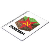 Communist Gaming Ourcraft Funny Leftist Notitieboek (Linkerzijde)