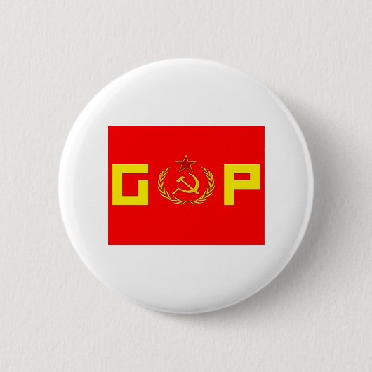 communist GOP Ronde Button 5,7 Cm (Voorkant)
