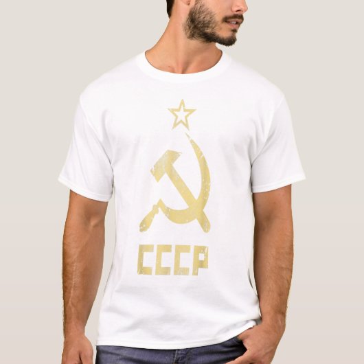 Communist Halloween Costume USSR  Hammer Si T-shirt (Voorkant)