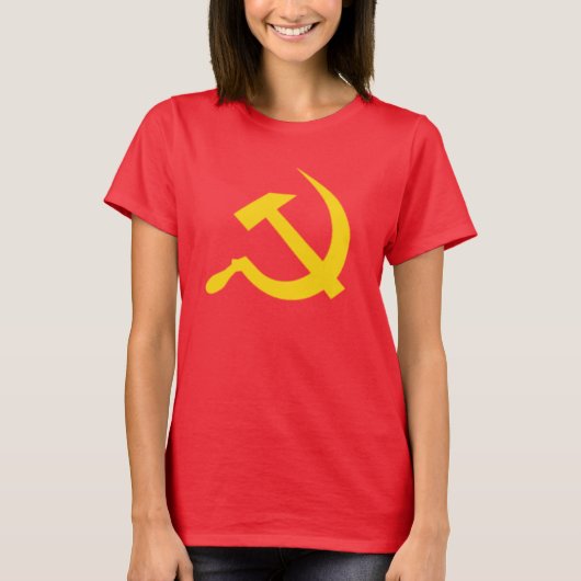 Communist Hammer en Sickle T-shirt (Voorkant)