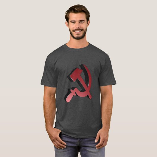 Communist Hammer en Sickle T-shirt (Voorkant volledig)