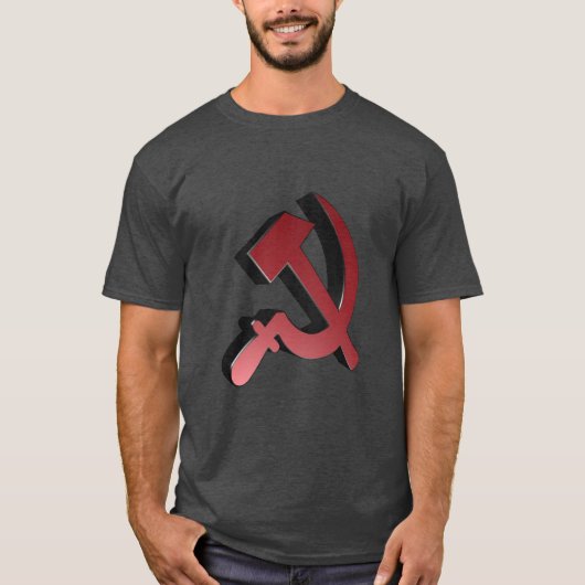 Communist Hammer en Sickle T-shirt (Voorkant)