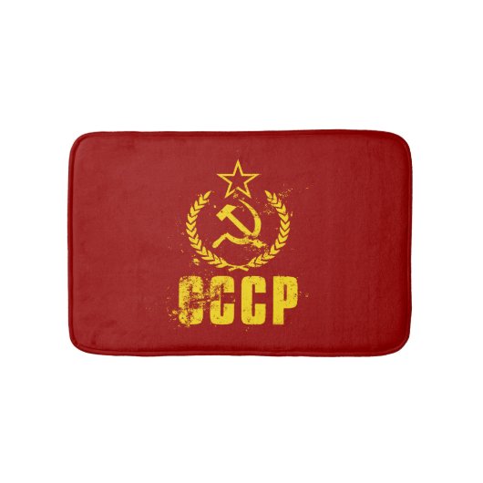 Communist Hammer & Sickle  Vlag Bath Mats Badmat (Voorkant)